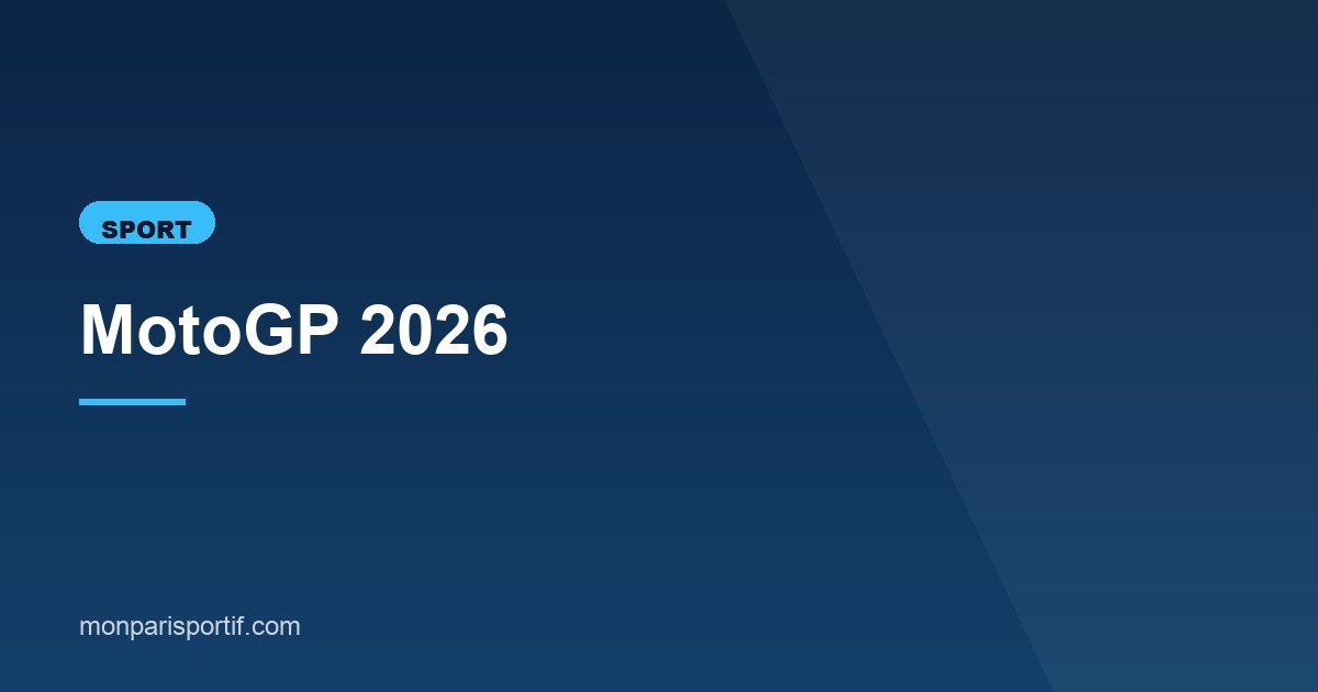 Illustration de l'article consacré au MotoGP 2026
