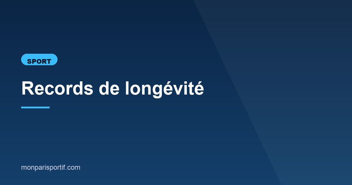 Illustration de l'article consacré aux records de longévité