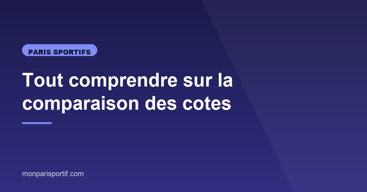 Illustration de l'article consacré à la comparaison des cotes